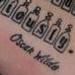 Tattoos - Oscar Wilde Ransom Tattoo - 56418
